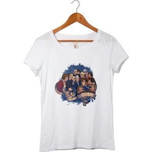 Doctor Who Kadın Beyaz T-Shirt