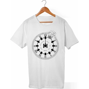 Interstellar Unisex-Erkek Beyaz T-Shirt