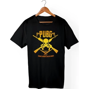 Pubg Winner Winner Chicken Dinner Siyah T-Shirt