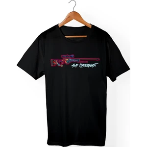 Cs-Go Awp Hyperbest Siyah T-Shirt