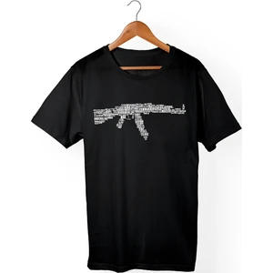 Cs-Go Ak-47 Siyah T-Shirt