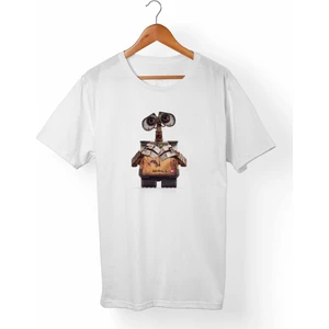 Wall·E Unisex-Kadın Beyaz T-Shirt