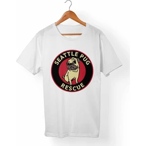 Pug Dog Beyaz T-Shirt