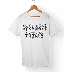 Stranger Things Beyaz T-Shirt