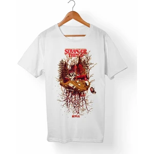 Stranger Things Beyaz T-Shirt