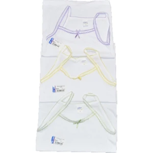 Seher İp Askılı Kız Çocuk Atlet 12 li Paket