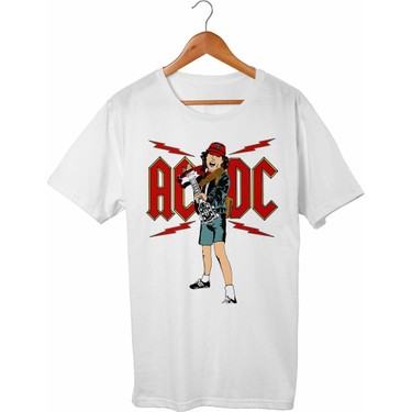 Muggkuppa Ac Dc Beyaz T-Shirt Fiyatı - Taksit Seçenekleri
