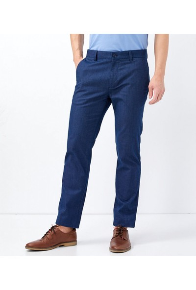 Karaca Erkek Regular Fit 6 Drop Pantolon Indigo