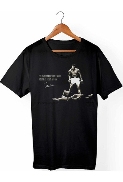 Muggkuppa Muhammed Ali Siyah T-Shirt