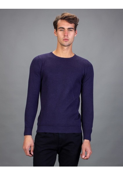 Bisiklet Yaka Erkek Kazak