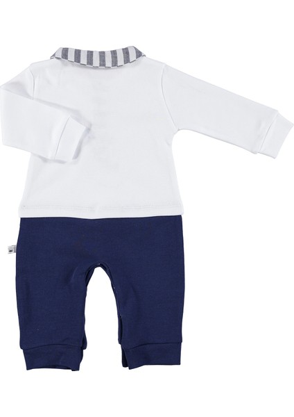 Centilmen Ayı Erkek Bebek Polo Yaka Patiksiz Tulum modelleri