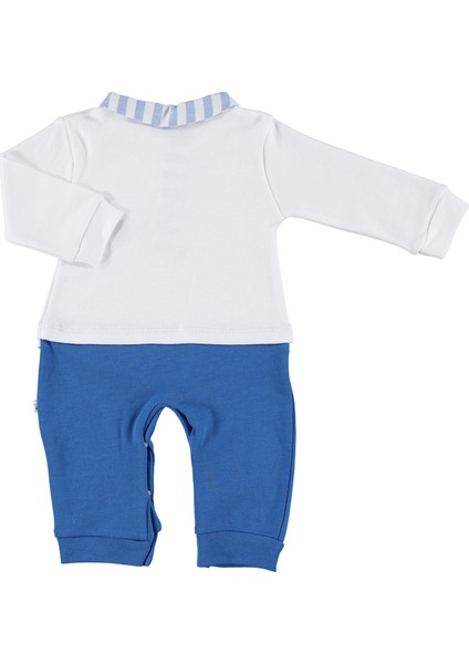 Centilmen Ayı Erkek Bebek Polo Yaka Patiksiz Tulum modelleri