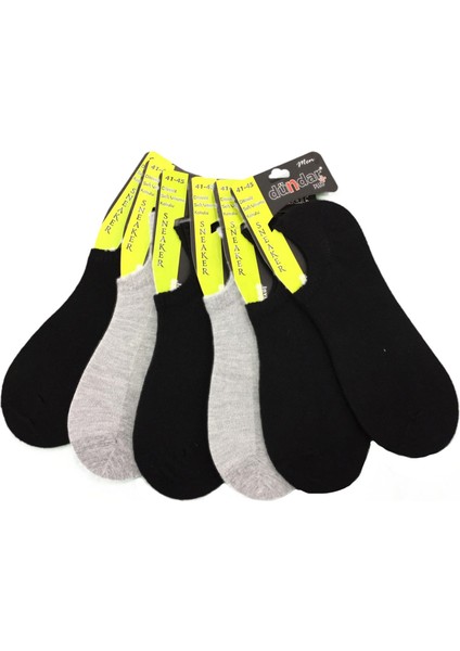 Dikişsiz Kaliteli Erkek Sneaker Babet Çorap - 6 Adet