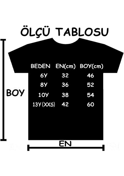 Düz Baskısız Basic Siyah Kısa Kollu Unisex Çocuk T-Shirt