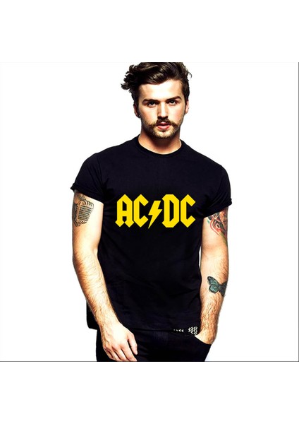Acdc Logo Siyah Kısa Kollu T-Shirt fiyatları