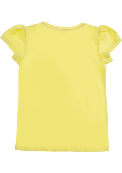 Kız Çocuk T-Shirt Sarı (3-7 Yaş)