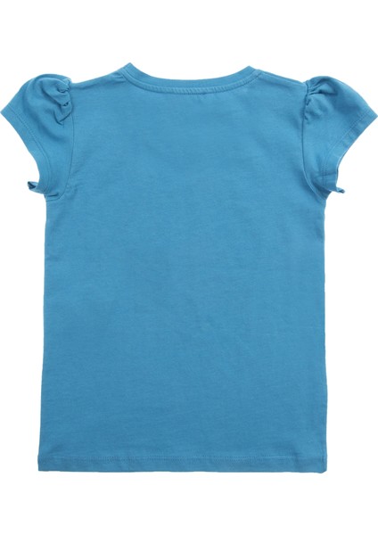 Kız Çocuk T-Shirt Nane (3-7 Yaş)