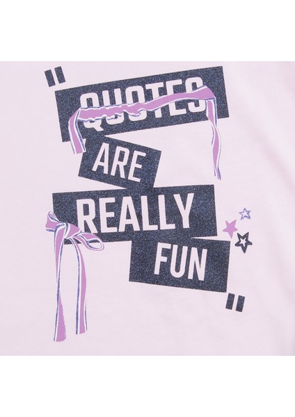 Kız Çocuk T-Shirt Pembe (3-7 Yaş)