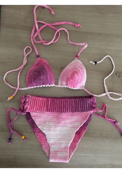 El Örgüsü Bikini Takımı Pembe (36 - 38)