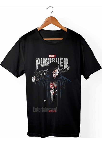 Punisher-Cezalandırıcı Siyah T-Shirt