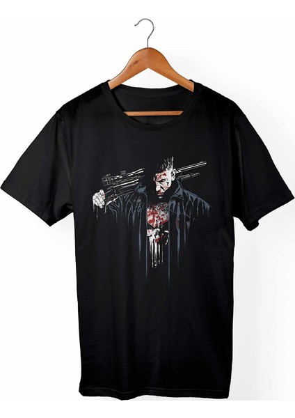Punisher-Cezalandırıcı Siyah T-Shirt
