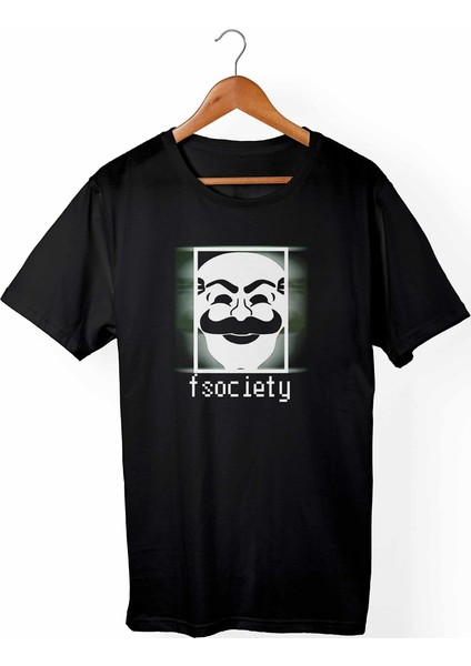 Mr.Robot Siyah T-Shirt