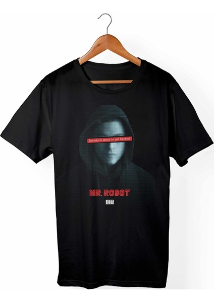 Mr.Robot Siyah T-Shirt