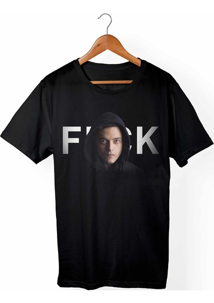 Mr.Robot Siyah T-Shirt