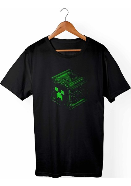Minecraft Siyah T-Shirt