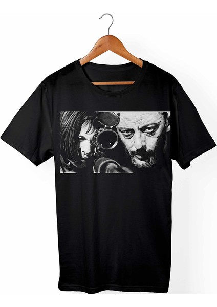 Leon-Mathilda Siyah T-Shirt