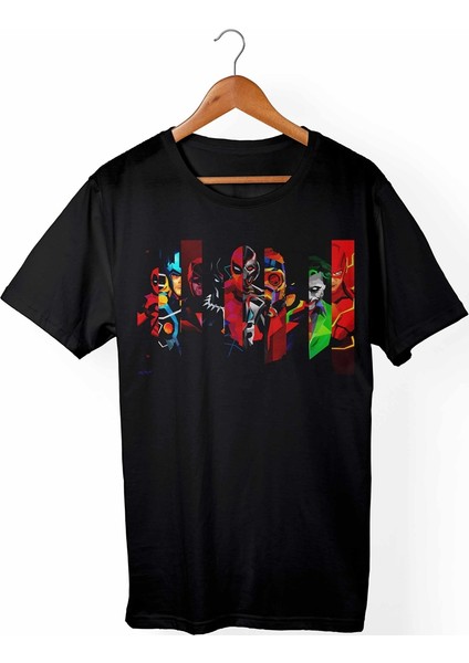 Marvel Siyah T-Shirt