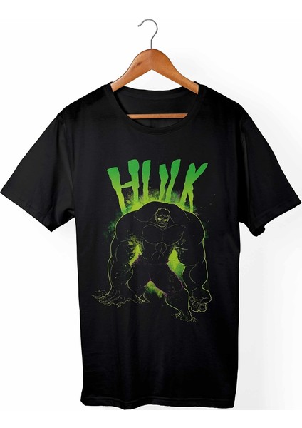 Hulk-Marvel Siyah T-Shirt