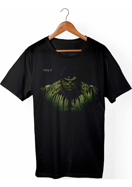Hulk-Marvel Siyah T-Shirt