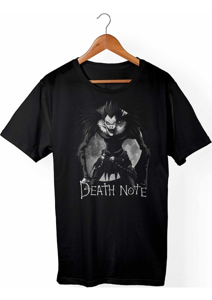 Death Note Unisex Ve Kadın Kesim Siyah T-Shirt