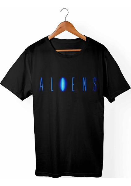 Aliens Siyah T-Shirt