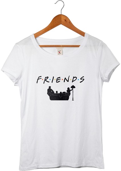 Friends Juice Kadın Beyaz T-Shirt