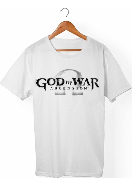 God Of War Unisex-Erkek Beyaz T-Shirt