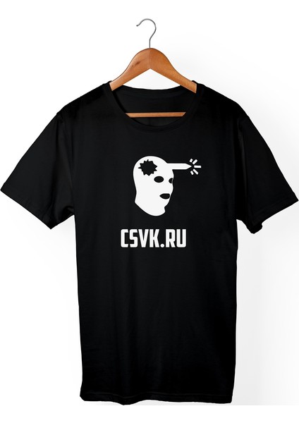 Cs-Go Cyka Blyat Siyah T-Shirt