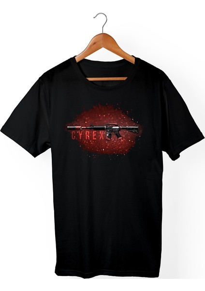 Cs-Go Cyrex M4A1 Siyah T-Shirt
