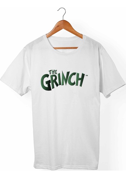 Grinch Unisex-Erkek Beyaz T-Shirt