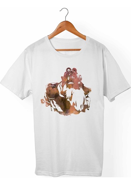 Dota 2 Sniper Unisex-Kadın Beyaz T-Shirt