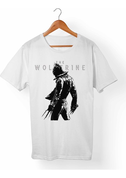 Wolverine Logan Unisex-Erkek Beyaz T-Shirt