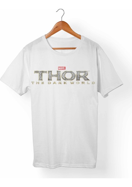 Thor Unisex-Kadın Beyaz T-Shirt