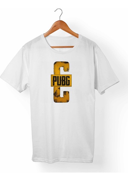 Pubg Playerunknown'S Battlegrounds Unisex-Kadın Beyaz T-Shirt