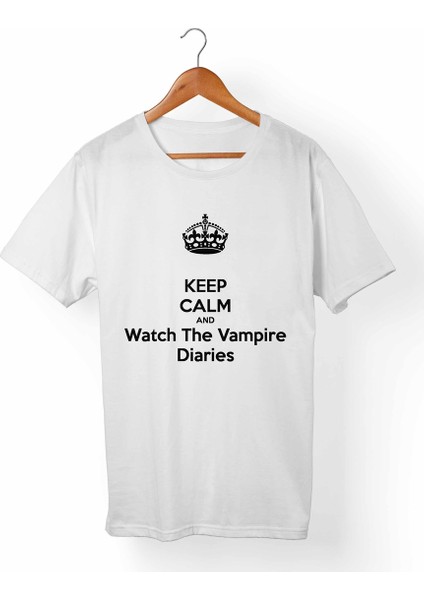 Vampire Diaries Beyaz T-Shirt