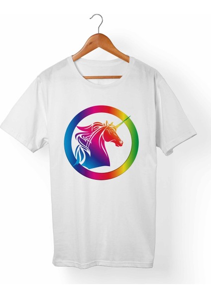 Unicorn Beyaz T-Shirt