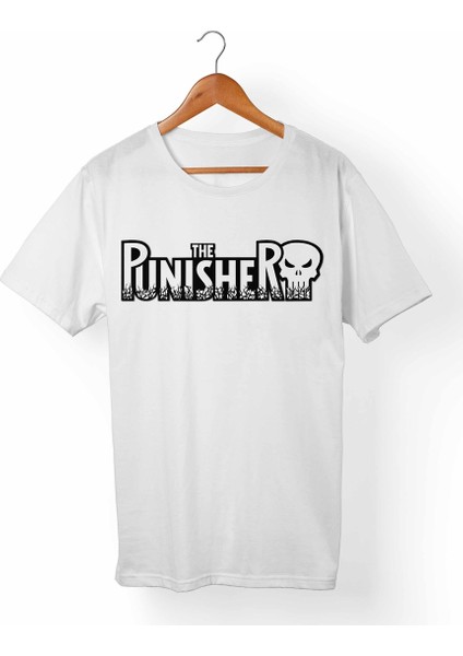 Punisher Beyaz T-Shirt