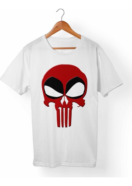 Punisher Beyaz T-Shirt