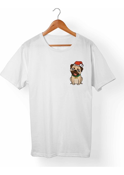 Pug Dog Beyaz T-Shirt