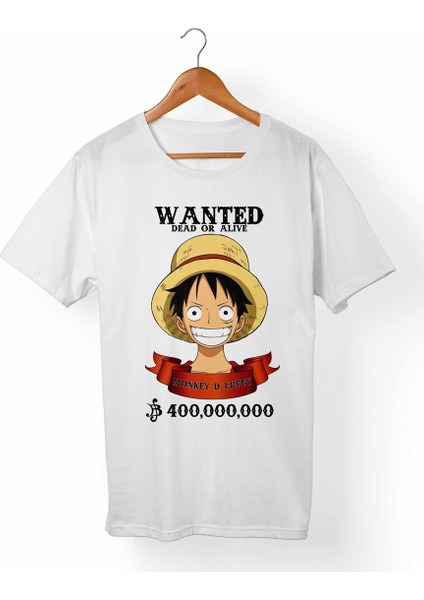 One Piece Beyaz T-Shirt